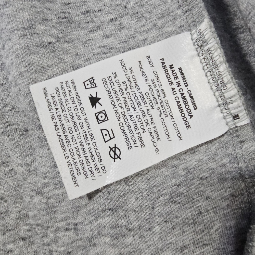 Nike Tech Fleece Hoodie Mens Small Grey Full Double Zip Sweatshirt DD4688-010 - Picture 5 of 16